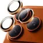 Premium Camera Lens Protector for iPhone 17 Series | HD Clear | 9H Tempered Glass | Scratch Resistant | Gold